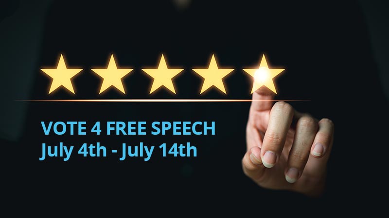 Free Speech Film Festival, Vote for Free Speech